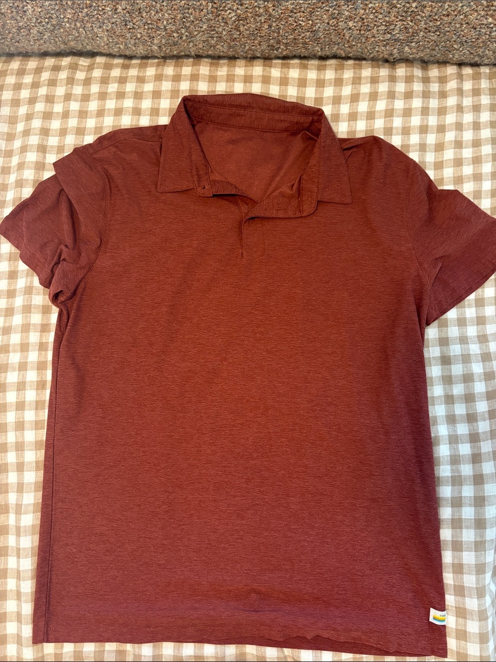 Vuori Men's Brick Red Polo